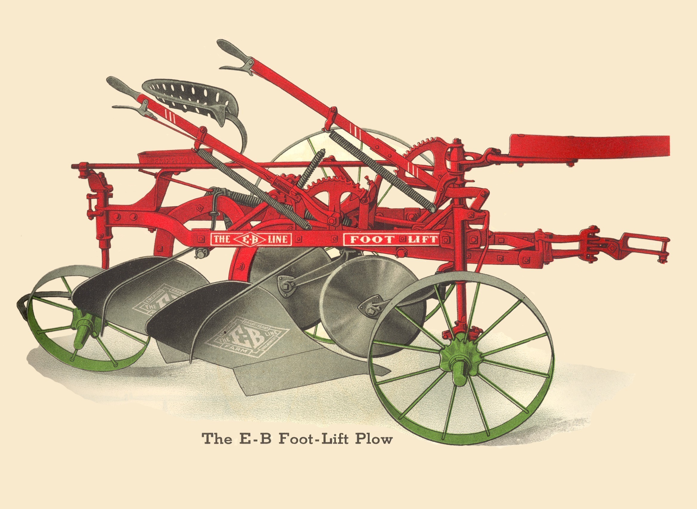 1897 Agriculture Tools, Sowing Machine, Original Antique Print, Farming  Equipment, French Antique Illustration 